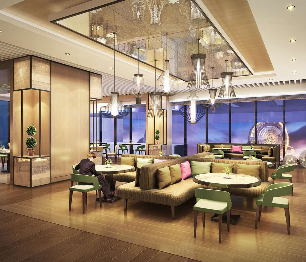 Hilton Garden Inn Ningbo Restoran foto
